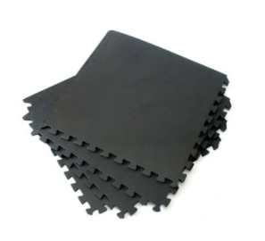 Saltea tip puzzle pentru exerciții fizice 122x122x1cm Black