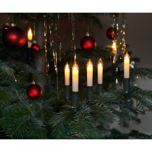 Klasične svijeće za božićno drvce, 7,5m