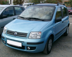 Naslon za roke Fiat PANDA - Armster 2, sivi, eko usnje