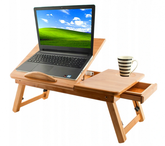 Măsuță din lemn pentru laptop 15"