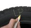 Rumena voščena kreda za pnevmatike 12kos