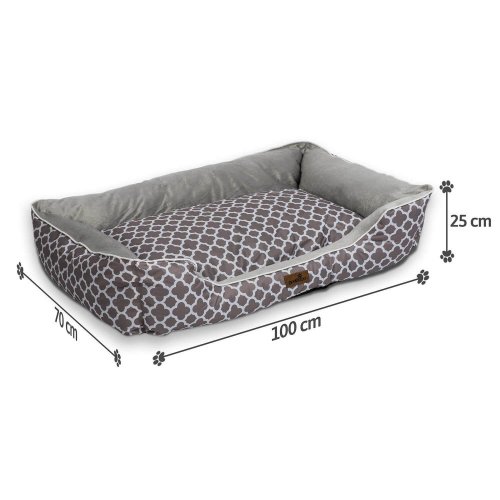 Pasja postelja Grey Lucky 100 x 70 cm XL