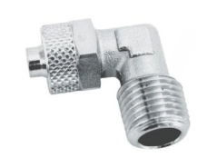 Pneumatikus csatlakozó L típus 1/8" 6x4 mm