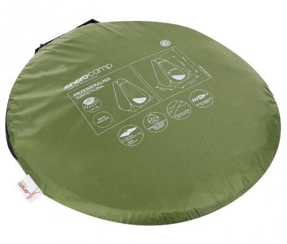 Палатка за преобличане 110x110x190cm зелена