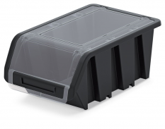Пластмасова кутийка с капак 195x120x90мм Black