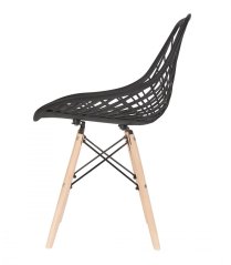 Scaun în stil scandinav Black String