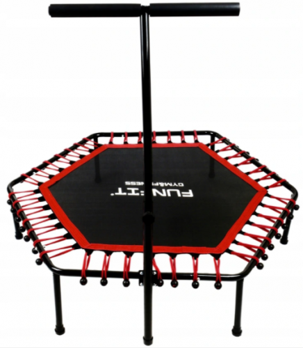 Fitnes trampolin 130 cm rdeča