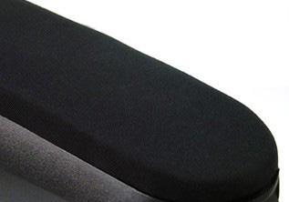 Könyöktámasz VW POLO 5 model 6R - fém adapter, fekete, öko-bőr
