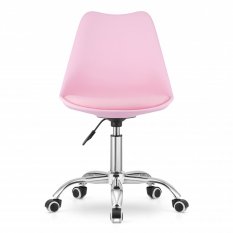Pisarniški stol roza v skandinavskem slogu BASIC