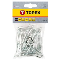 Alumínium szegecs hasítószegecs 4,8 mm x 8 mm, 50db 43E501