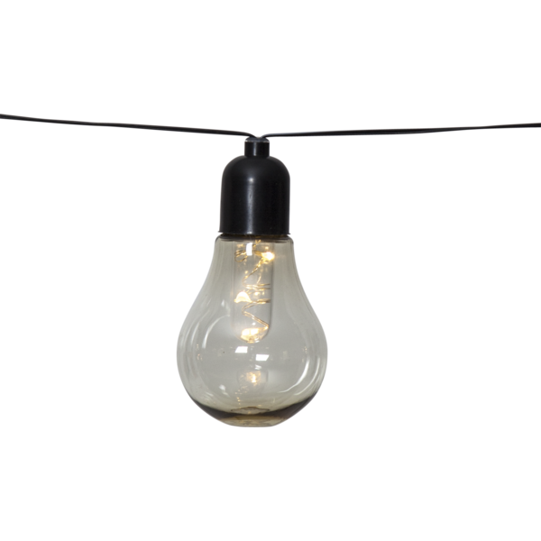 Dekorative LED-Girlande REPEAT für den Außenbereich, batteriebetrieben, 4,2 m, warmweiß