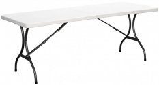 Összecsukható kemping asztal 240cm White