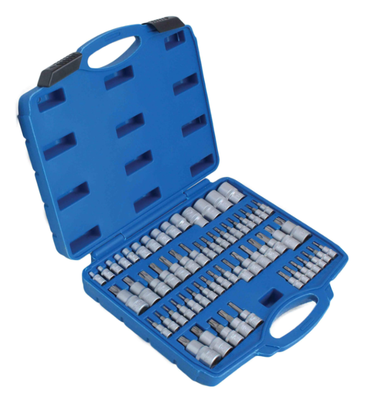 TORX 1/4´´ 3/8" 1/2" S-ST60B dugókulcs és dugókulcs készlet TORX 1/4´´ 3/8" 1/2" S-ST60B