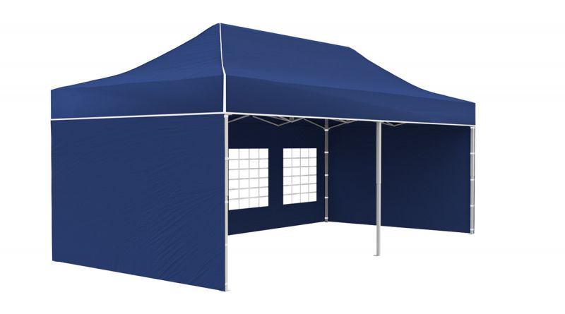 Összecsukható sátor 3x6 kék Premium quality