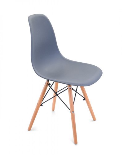 Blagovaonske stolice 4 kom tamnosive skandinavski stil Classic