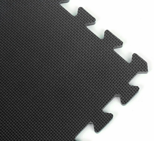Puzzle tornaszőnyeg 122x122x1cm Black
