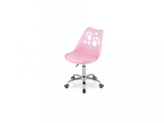 Pisarniški stol roza, skandinavski stil PAW Basic