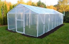 Solar de grădină 283x627x200cm PVC