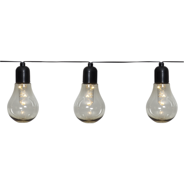 Dekorative LED-Girlande REPEAT für den Außenbereich, batteriebetrieben, 4,2 m, warmweiß