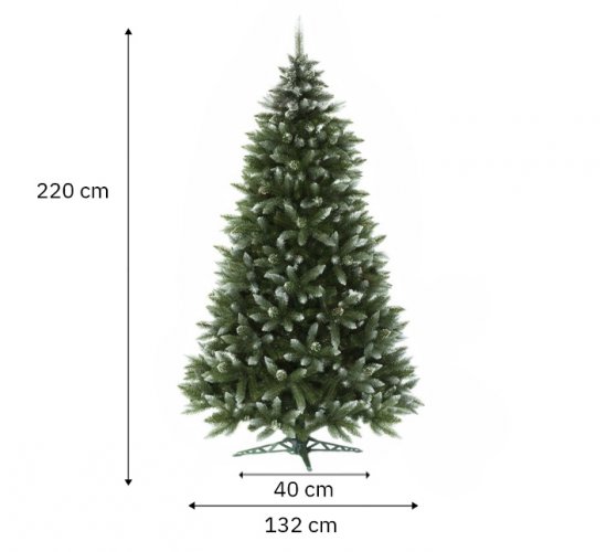 Božićno drvce Smreka 220cm Luxury Diamond