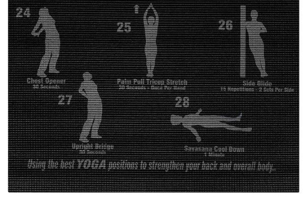 Постелка за йога Yoga Mat Black