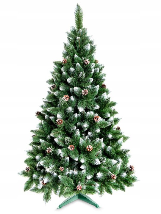 Karácsonyfa Erdeifenyő 220cm Luxury Diamond tobozokkal