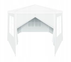 Pavilion de grădină  2x2x2m PE alb