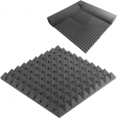 Akusztikai panel - piramis alakú 50x50x5cm
