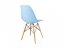 Трапезни столове 4бр. сини скандинавски стил Classic