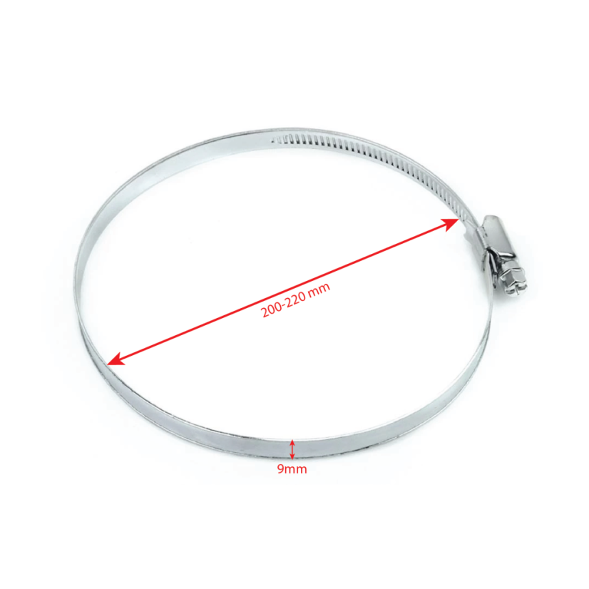 Clemă de furtun 9mm 200-220mm 1buc G17318