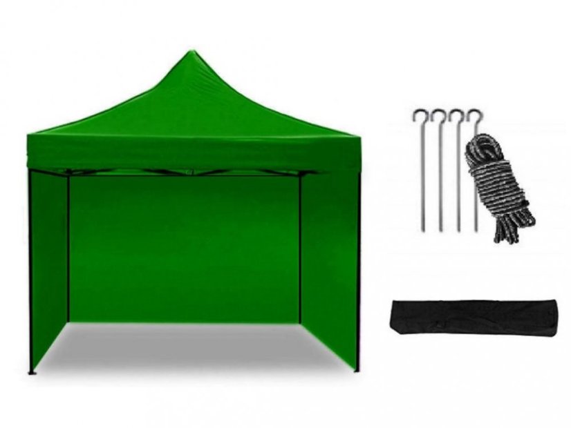 Cort pavilion 2,5x2,5 m verde All-in-One
