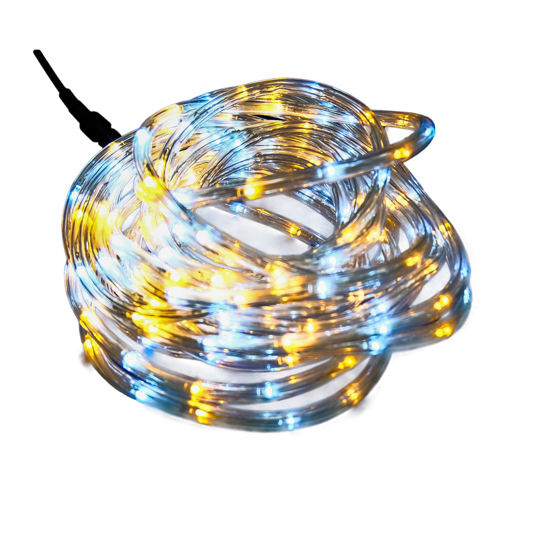 Rasvjetni lanac 9 m 217 LED 8 funkcija topla / hladna bijela