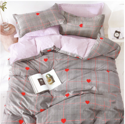 Baumwoll-Bettbezüge Red Heart 160x200cm 1